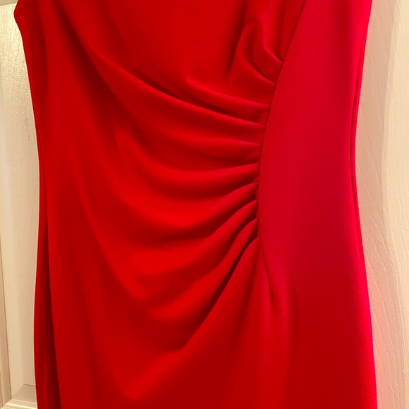 Calvin Klein red midi dress - Picture 5 of 12